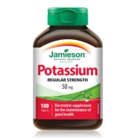 JAMIESON POTASSIUM 50MG TABLETS 100`S